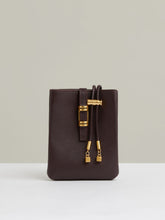 Leather Phone Holder in Oxblood | Reiss For Sale