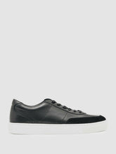 Bonded-Leather Low-Top Trainers in Black | Reiss For Sale