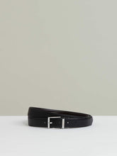Reversible Leather Belt with Interchangeable Buckle in Black/Brown | Reiss US