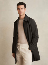 Hybrid Removable Funnel Neck Overcoat in Brown | Reiss For Sale