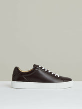 Leather Low-Top Trainers in Plum Purple | Reiss Near Me