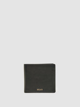 Grained Leather Wallet in Chocolate | Reiss For Sale