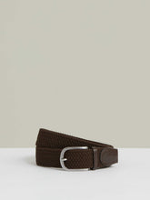 Basket Weave Belt in Dark Brown | Reiss US