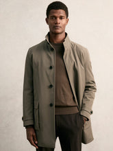 Hybrid Removable-Gilet Overcoat in Mushroom Brown | Reiss US