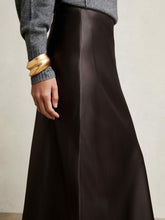 Silk Slip Maxi Skirt in Mauve | Reiss Sale