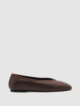 Nappa Leather Ballet Flats in Brown | Reiss Sale