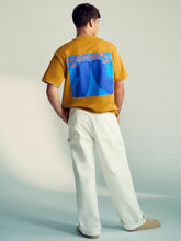 | Tom Daley Graphic-Print T-Shirt in Yellow | Reiss USA
