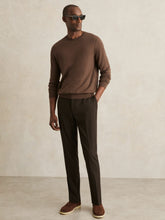 Slim-Fit Internal-Drawstring Trousers in Brown | Reiss Discount