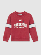 13-14 yrs Superman Cotton Logo Sweatshirt in Red | Reiss For Sale