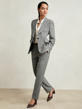 Check Slim-Fit Suit Trousers in Grey | Reiss For Sale
