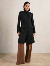 Petite Coat in Black | Reiss