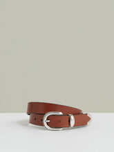 Leather Western Belt in Tan Brown | Reiss