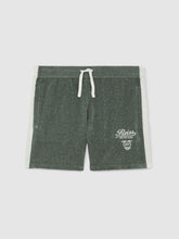 13-14 yrs Chenille Tipped Motor Cars Shorts in Dark Sage Green/White | Reiss US