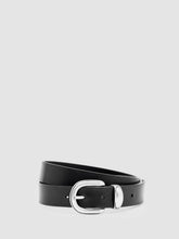 Leather Western Belt in Black | Reiss Near Me