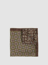 Silk Medallion Paisley Pocket Square in Sage | Reiss Near Me
