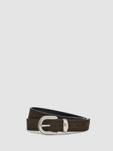 Suede Western-Style Belt in Dark Brown | Reiss Onsale