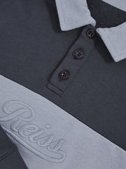 3-9 yrs Cotton Logo-Embroidery Rugby Polo Shirt in Airforce Blue/Navy Blue | Reiss Near Me