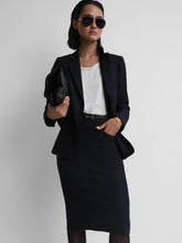 Tailored Pencil Skirt in Navy | Reiss