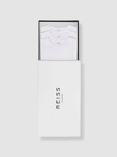 Three Pack Of Crew Neck T-shirts in White | Reiss US