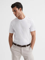 Three Pack Of Crew Neck T-shirts in White | Reiss US