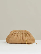 Raffia Clutch Bag in Natural | Reiss