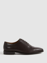Leather Lace-Up Shoes in Dark Brown | Reiss Sale