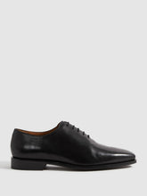 Leather Lace-Up Shoes in Black | Reiss Onsale