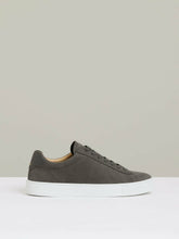 Nubuck Leather Low-Top Trainers in Grey | Reiss Onsale