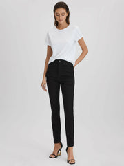 Good American Ultra High Skinny Jeans in Black | Reiss Onsale