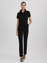 Good American Denim Jumpsuit in Black | Reiss Near Me