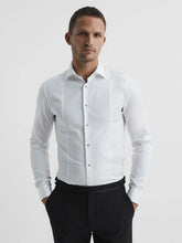 Slim Fit Dinner Shirt in White | Reiss Onsale