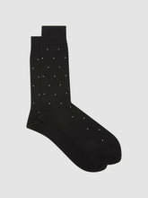 Polka Dot Socks in Black | Reiss Discount