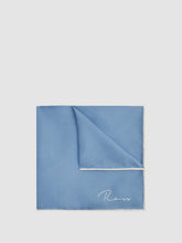 Plain Silk Pocket Square in Airforce Blue | Reiss For Sale