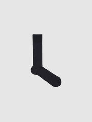 Ribbed Socks in Navy | Reiss