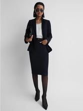 Petite Tailored Pencil Skirt in Navy | Reiss