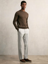 Slim-Fit Internal-Drawstring Trousers in Grey | Reiss Onsale