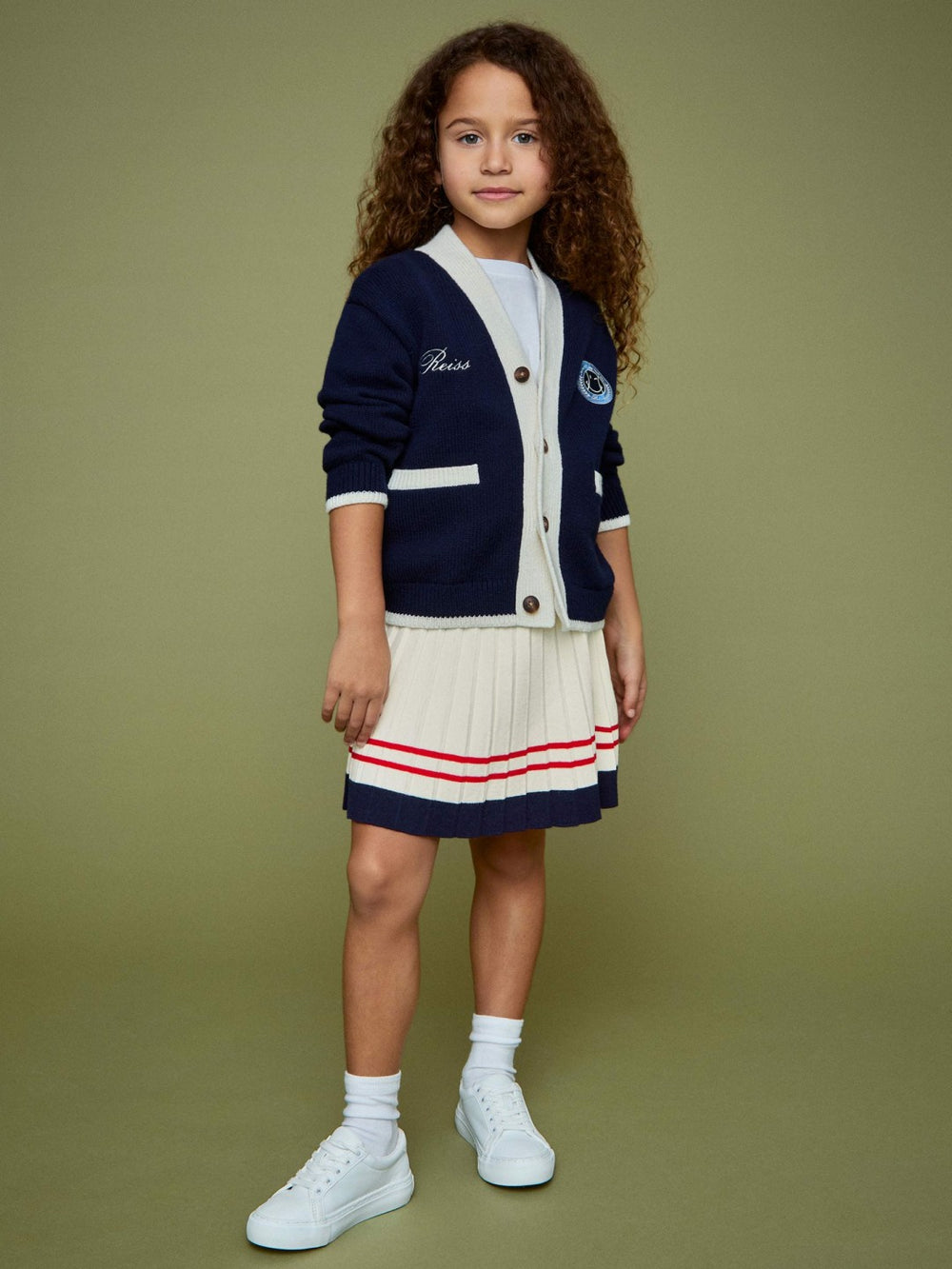 4-9 yrs SmileyWorld Tennis Skirt in Off White | Reiss Discount