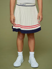 4-9 yrs SmileyWorld Tennis Skirt in Off White | Reiss Discount