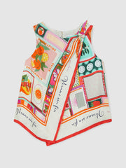 9-13 yrs SmileyWorld Motif Print Top in Multi | Reiss Sale