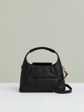 Grained-Leather Shoulder Bag in Black | Reiss Sale