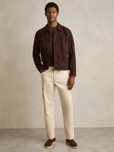 Cotton-Lyocell Cargo Trousers in Light Stone | Reiss Discount