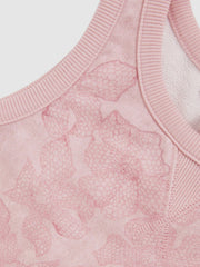9-13 yrs Cotton Floral Vest and Joggers Set in Pink Print | Reiss Onsale