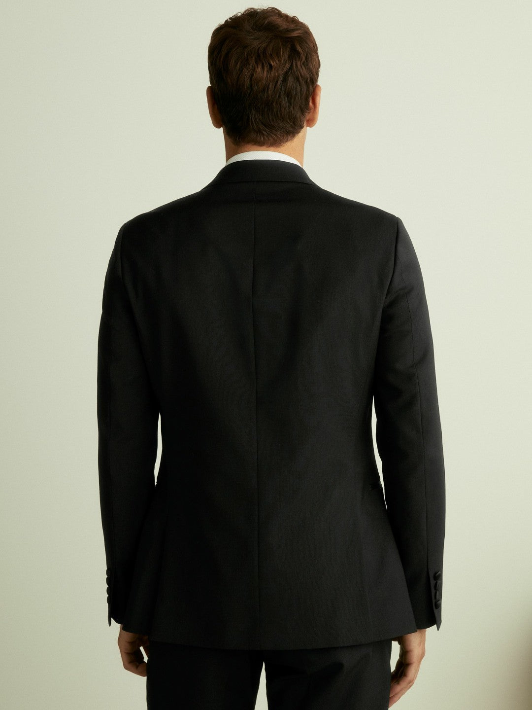 Double Breasted Tuxedo Slim Fit Jacket in Black | Reiss Discount