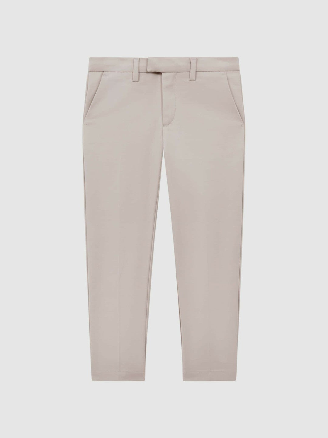 9-14 yrs Slim Fit Tapered Chinos in Stone | Reiss Near Me