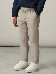 3-9 yrs Slim Fit Tapered Chinos in Stone | Reiss For Sale