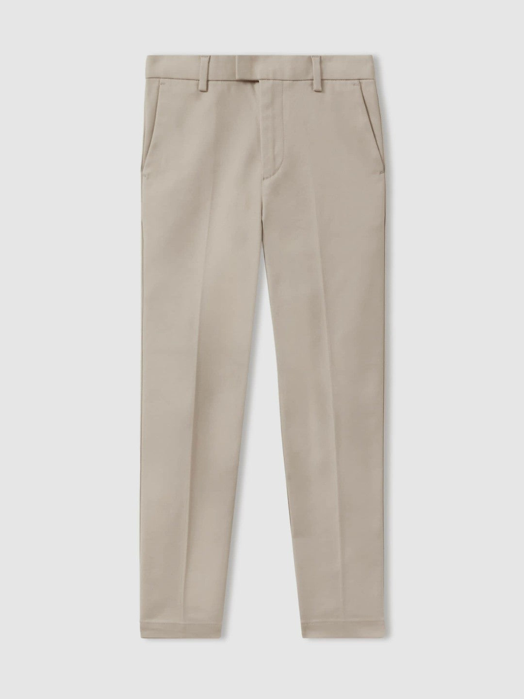 3-9 yrs Slim Fit Tapered Chinos in Stone | Reiss For Sale