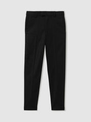 3-9 yrs Slim Fit Tapered Chinos in Black | Reiss Near Me