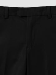 3-9 yrs Slim Fit Tapered Chinos in Black | Reiss Near Me