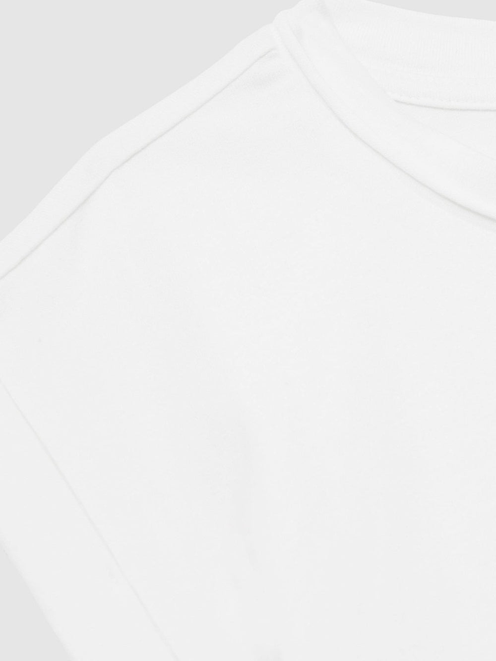 4-9 yrs Cotton-Jersey Cropped T-Shirt in White | Reiss For Sale