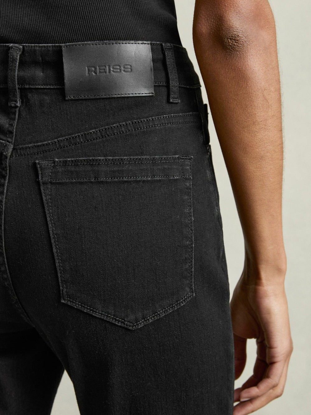 Petite Skinny Jeans in Black | Reiss Onsale